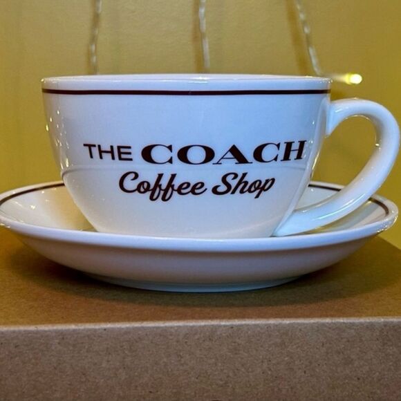 Coach Other - Coach coffee shop cup saucer
